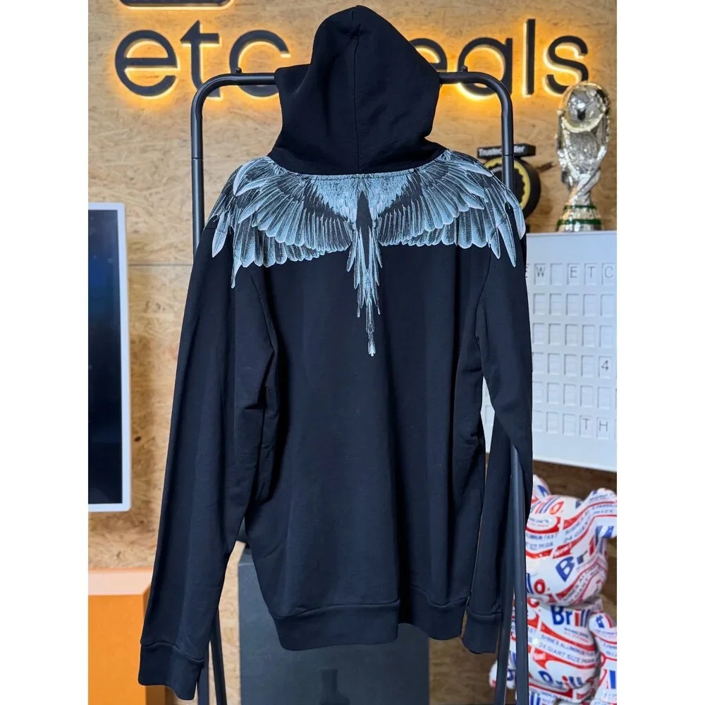 Marcelo Burlon County of Milan Catch Them Wings Hoodie Black Men’s XL